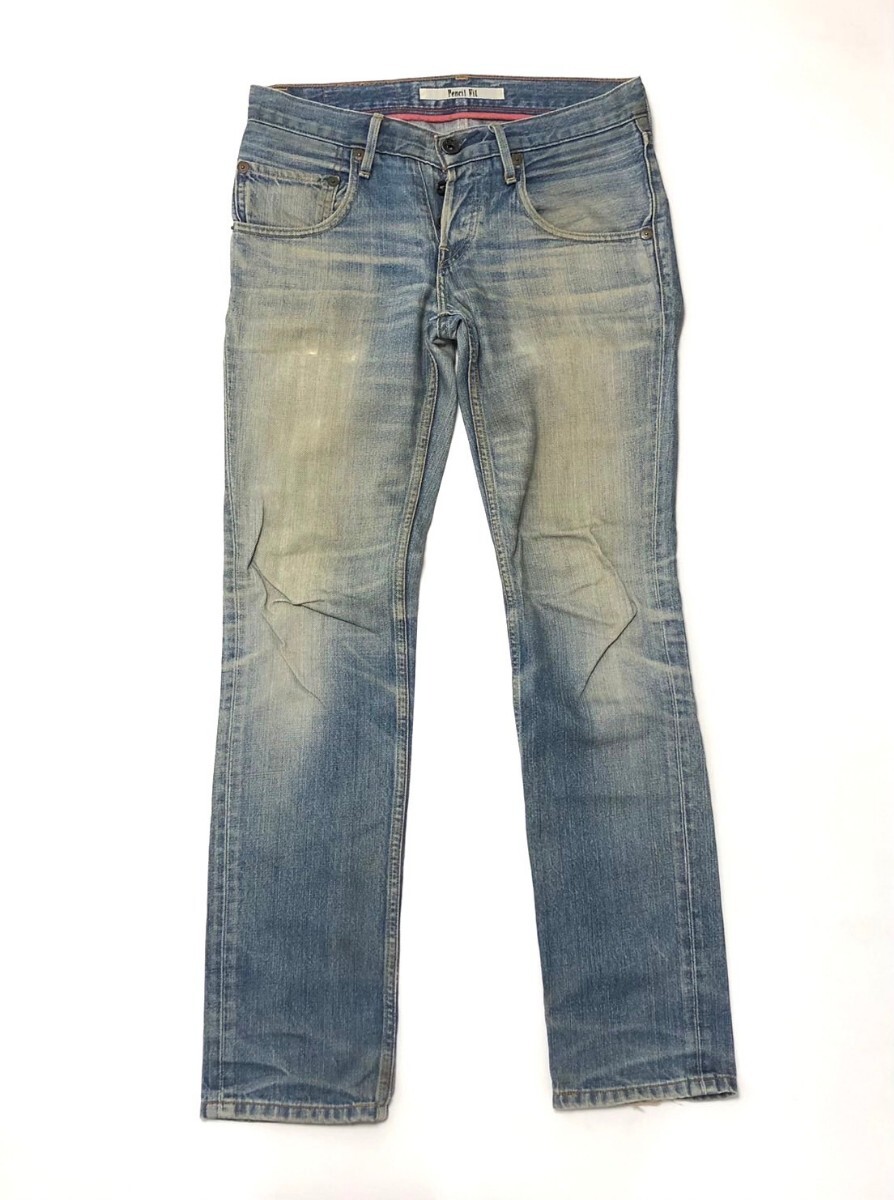 衝撃プライス！『ファン待望モデル！』【Levi's リーバイス 605 Pencil Fit】ボタンフライジーンズ/デニムパンツ【W29/L32】C28_画像2