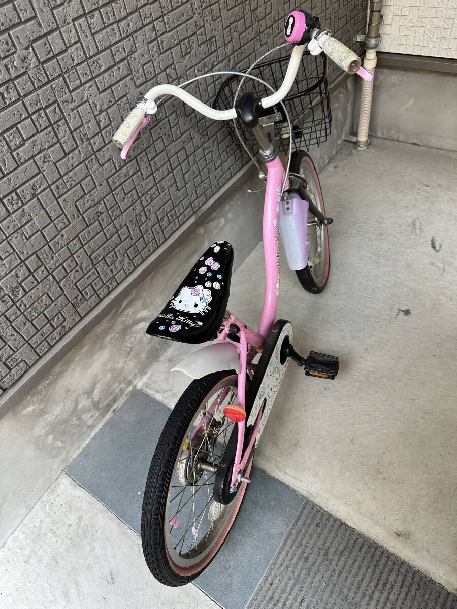  получение кроме того, успешный участник торгов урегулирование девочка велосипед Hello Kitty велосипед 18 см прекрасный товар получение кроме того, успешный участник торгов . рассылка урегулирование Sanrio 
