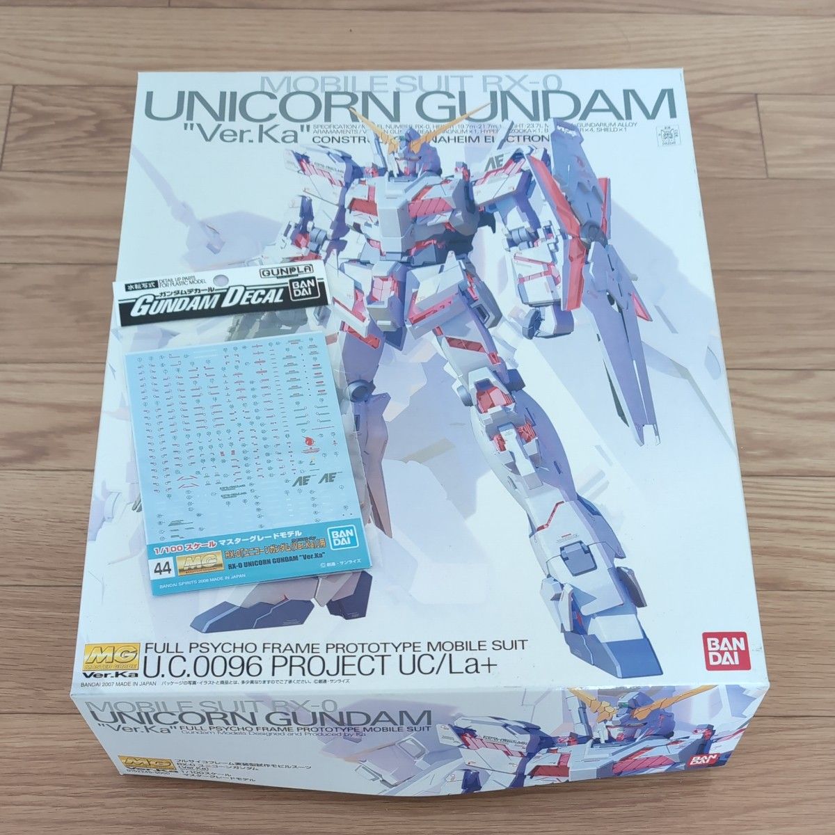 MG ユニコーンガンダム Ver Ka +ガンダムデカール ユニコーンガンダム Ver Ka用|