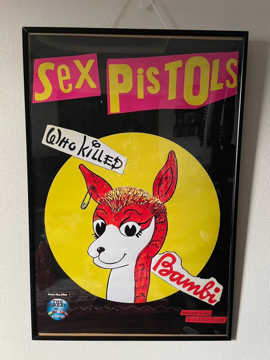 セックスピストルズ SEX PISTOLS ポスター 大判 バンビ BAMBI シドヴィシャス SID  the mods モッズ パンクの画像1