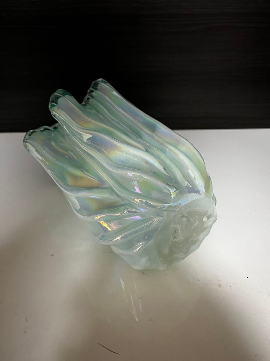 花瓶　ガラス　アンティーク　モダン　レトロ