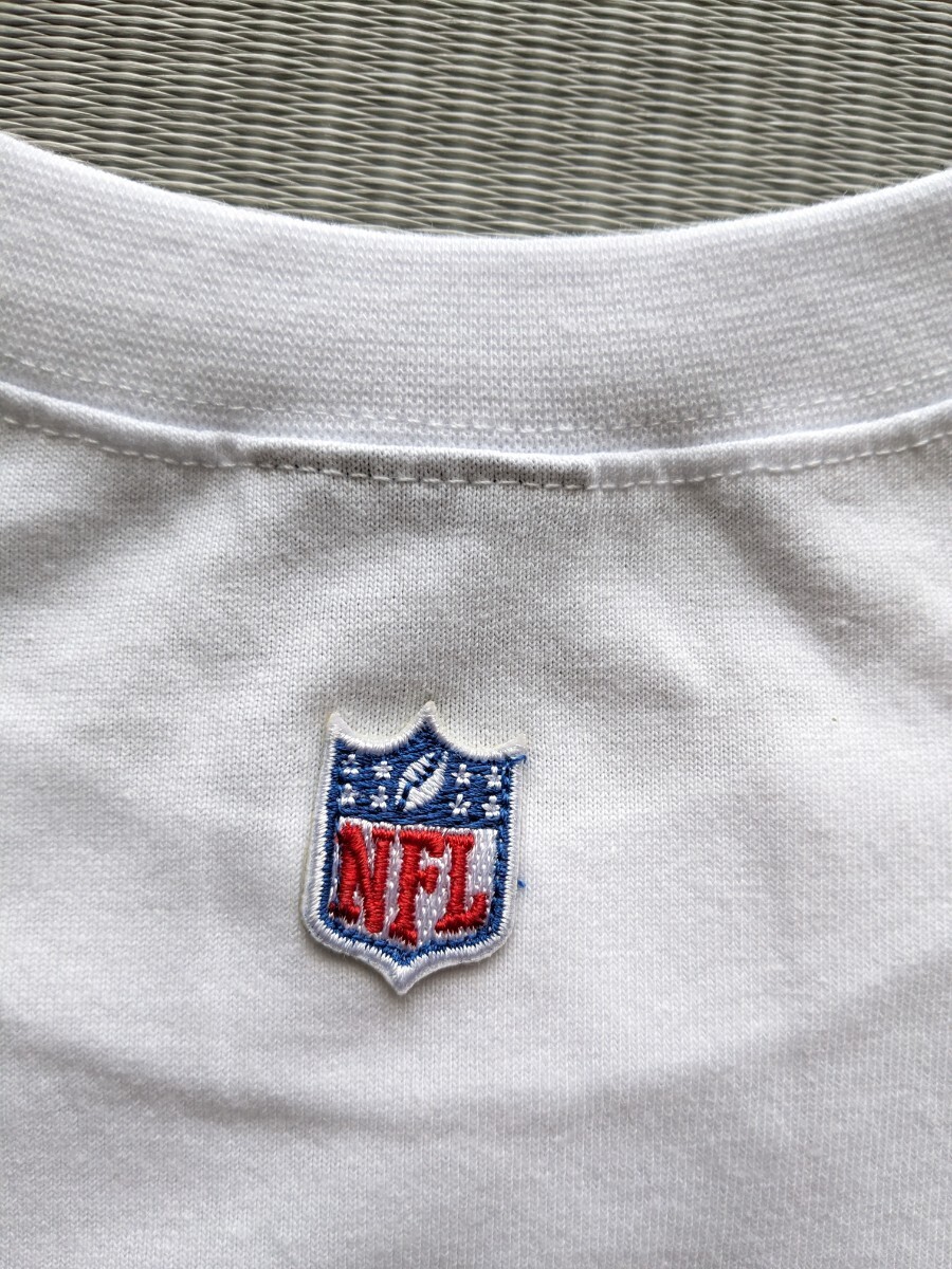 新品 RAIDERS Tシャツ 未使用 レイダース NFL オフィシャルグッズ ホワイト 白 Lサイズの画像6
