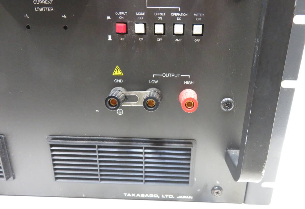 （Ｑ40）TAKASAGO 高砂製作所 バイポーラ電源 BWS 40-15 BIPOLAR POWER SUPPLY / AMP