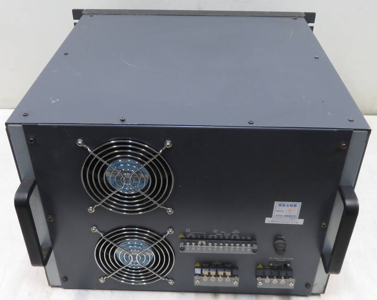 （Ｑ40）TAKASAGO 高砂製作所 バイポーラ電源 BWS 40-15 BIPOLAR POWER SUPPLY / AMP