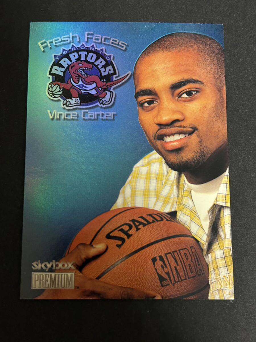 NBA 98-99 SKYBOX PREMIUM FRESH FACE #2FF Vince Carter_画像1