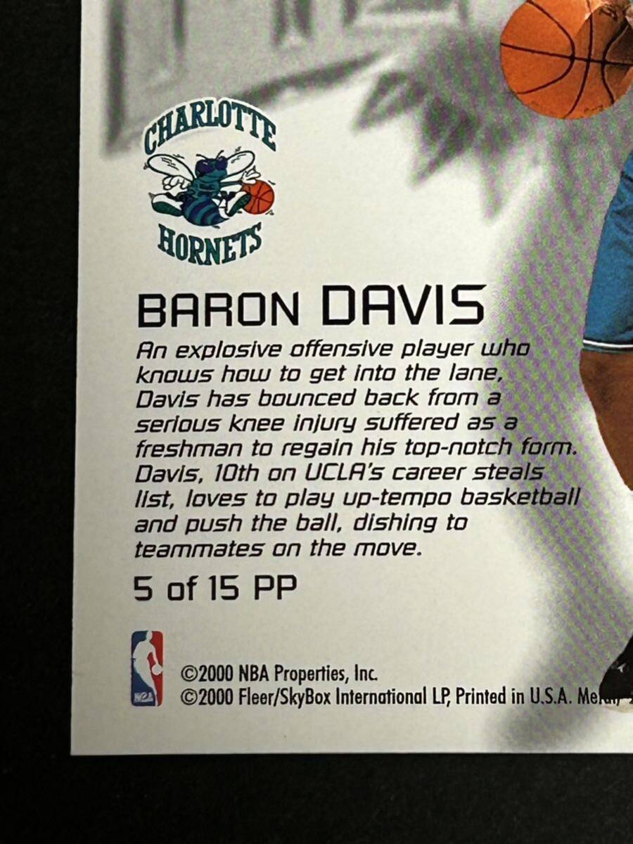 NBA 99-00 METAL PLATINUM PORTRAITS #5PP Baron Davis _画像10