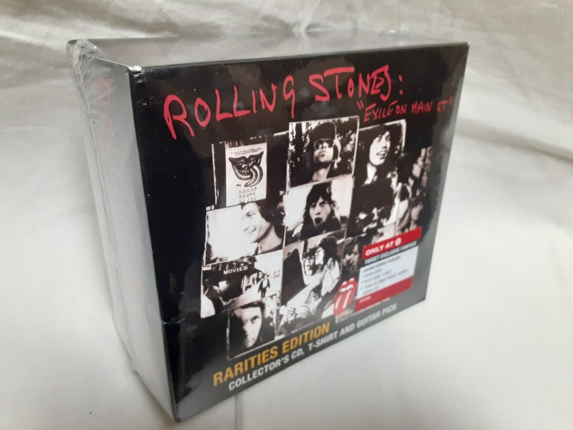 ROLLING STONES/ローリング・ストーンズ●EXILE ON MAIN ST 　RARITIES EDITION COLLECTOR'S CD, T-SHIRT AND GUITAR PICK　未開封品_画像1