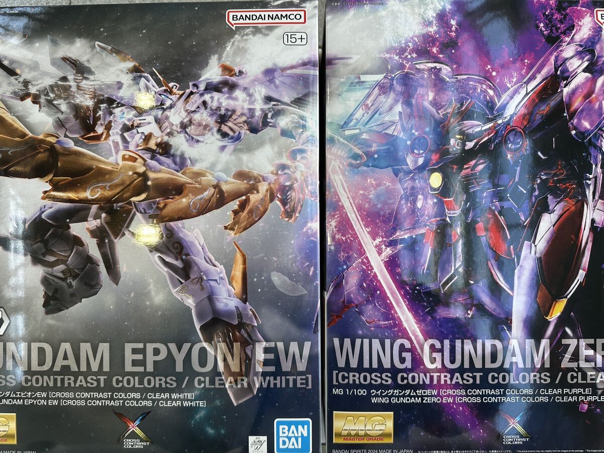 海外限定 MG 1/100 ウイングガンダムゼロEW CROSS CONTRAST COLORS / CLEAR PURPLE MG 1/100 ガンダムエピオンEW CROSS CONTRAST COLORS_画像5