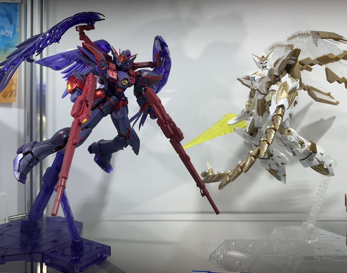 海外限定 MG 1/100 ウイングガンダムゼロEW CROSS CONTRAST COLORS / CLEAR PURPLE MG 1/100 ガンダムエピオンEW CROSS CONTRAST COLORS_画像4