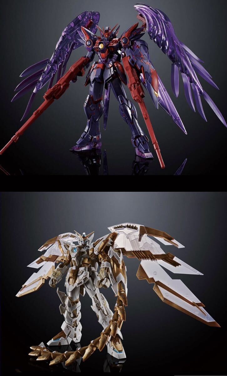 海外限定 MG 1/100 ウイングガンダムゼロEW CROSS CONTRAST COLORS / CLEAR PURPLE MG 1/100 ガンダムエピオンEW CROSS CONTRAST COLORS_画像1