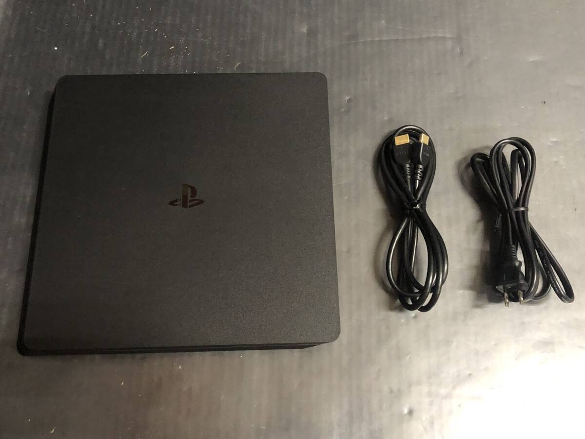 【ジャンク】PlayStation4 プレイステーション4 ジェット・ブラック [CUH-2000A] ※箱無/欠品有り_画像1