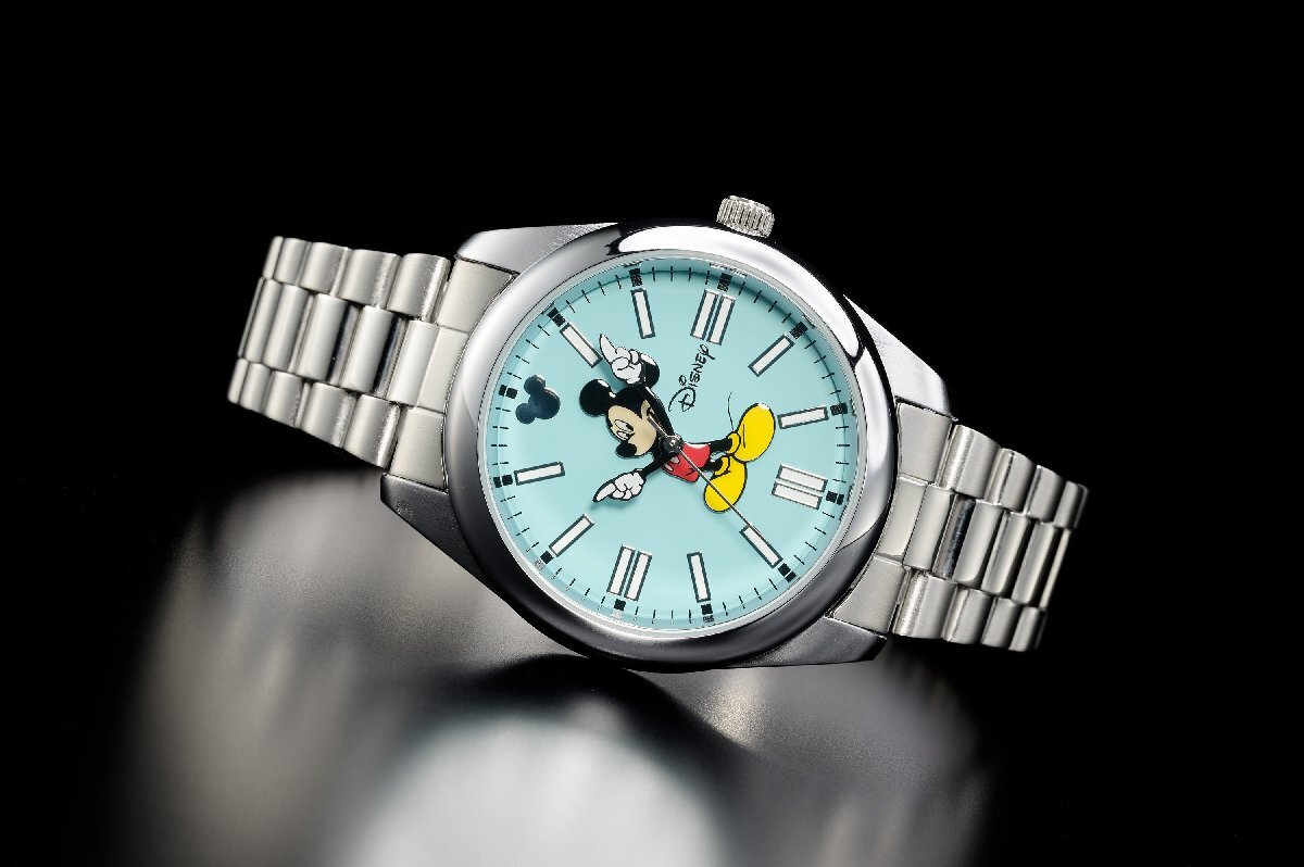 1円～ 1スタ アナザーヘブン×Disney限定MICKEYミッキーマウス別注コラボ時計オイスターパーペチュアル41mm7colors/ティファニーブルータ_画像2