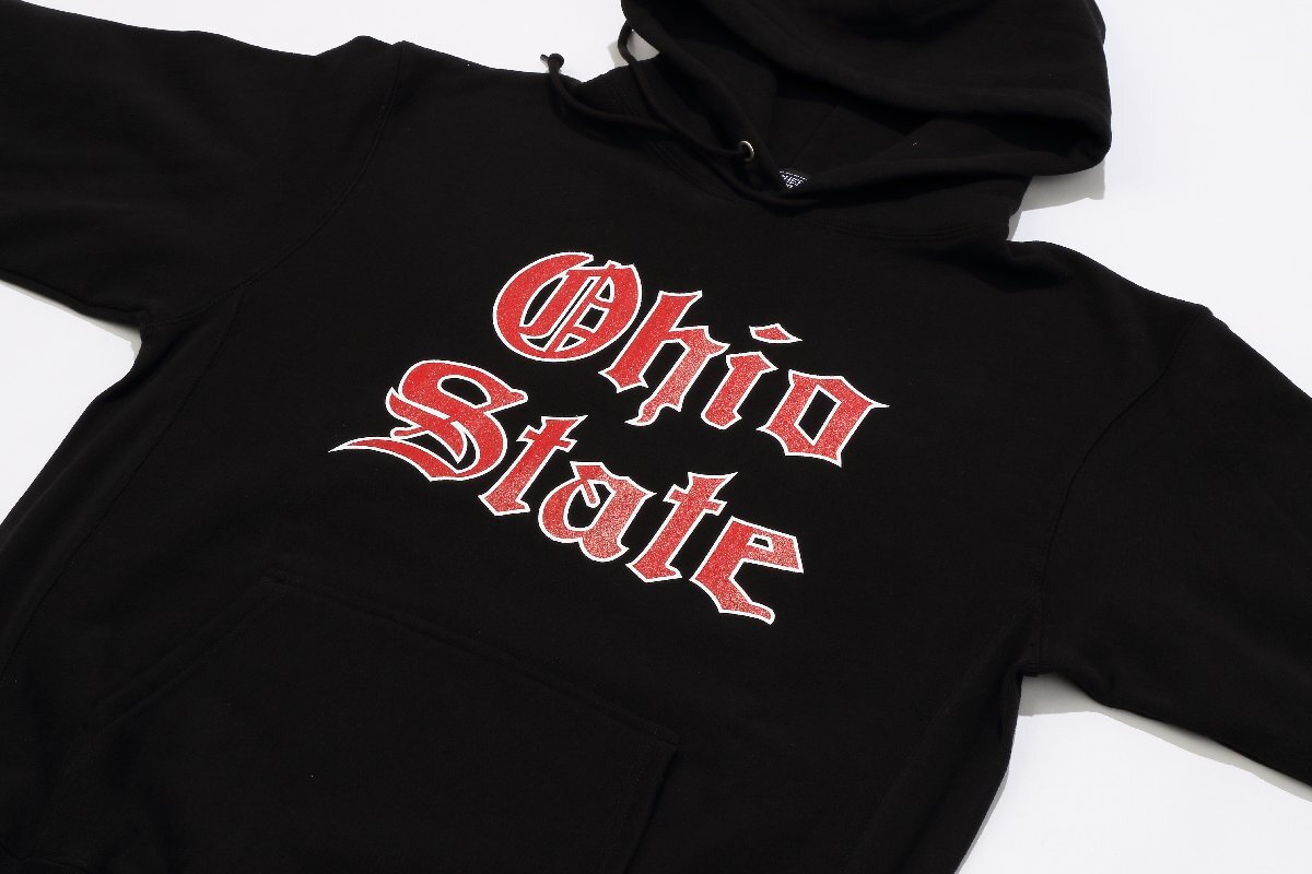 1円～80s Heavyweight Ohio State Logo Another Heaven/アナザーヘブン新品未使用/正規品PARKAパーカー/菅田将暉リバースウィーブサイズM_画像9