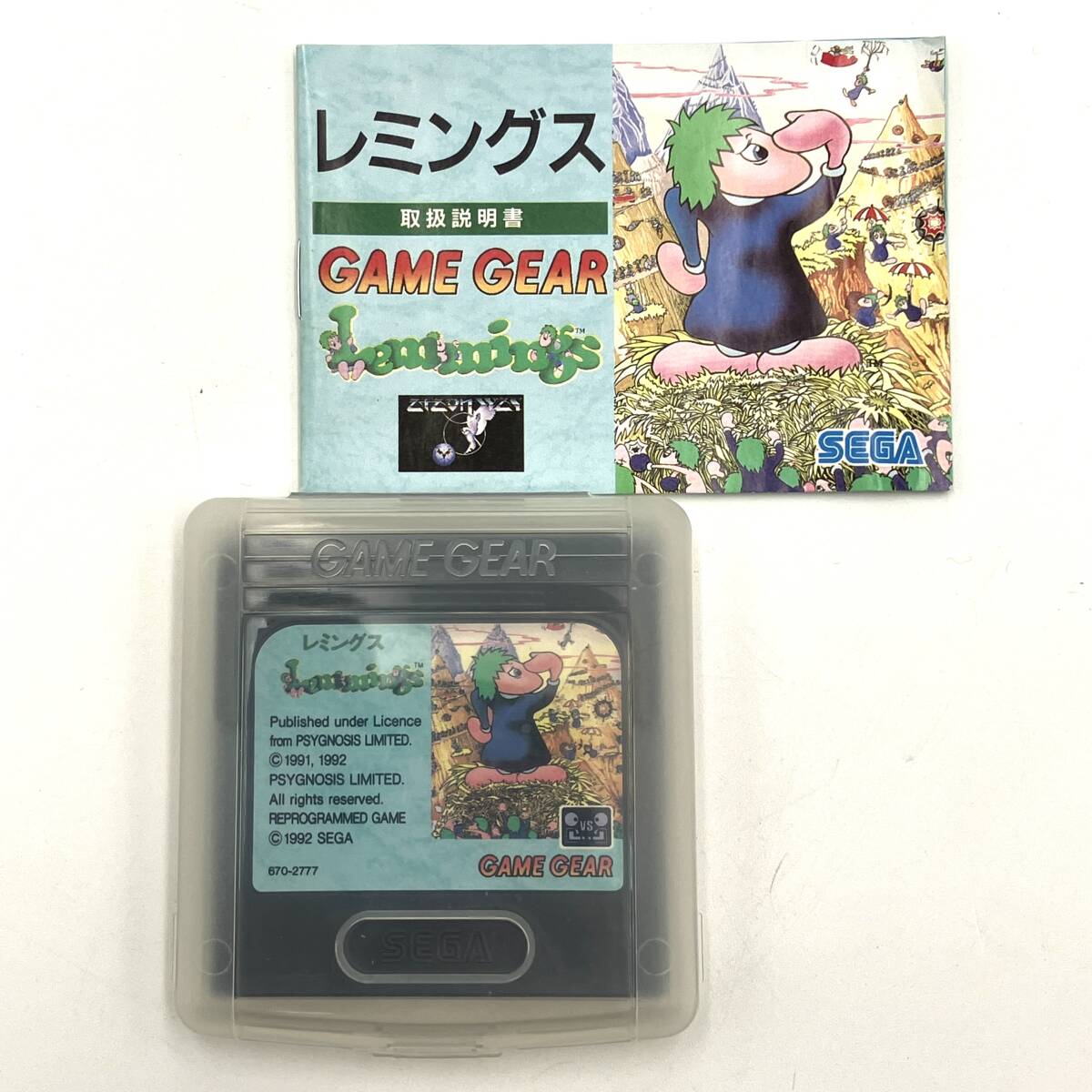 ゲームソフト『SEGA GAME GEAR レミングス』ゲームギア セガ 動作未確認 現状品 D-4411_画像3