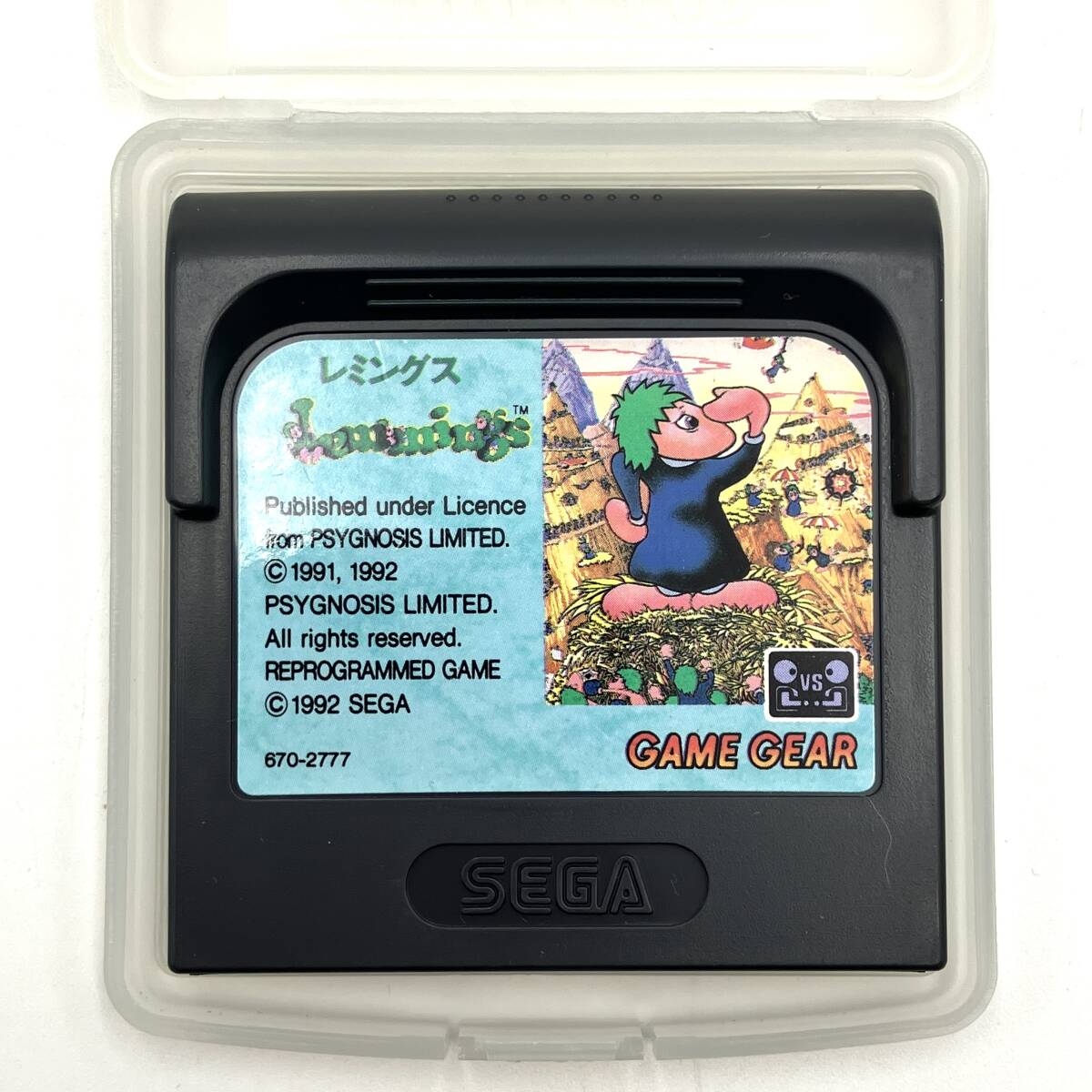 ゲームソフト『SEGA GAME GEAR レミングス』ゲームギア セガ 動作未確認 現状品 D-4411_画像4