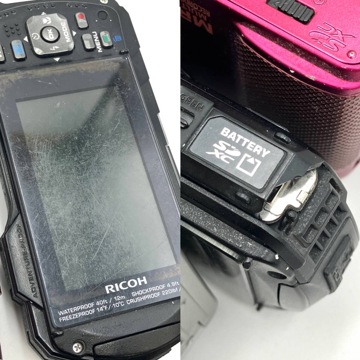 ジャンク『デジカメ コンデジ 大量まとめ 動作未確認』SONY Canon RICOH OLYMPUS CASIO キヤノン カシオ ニコン など 現状品 D-4486_画像9