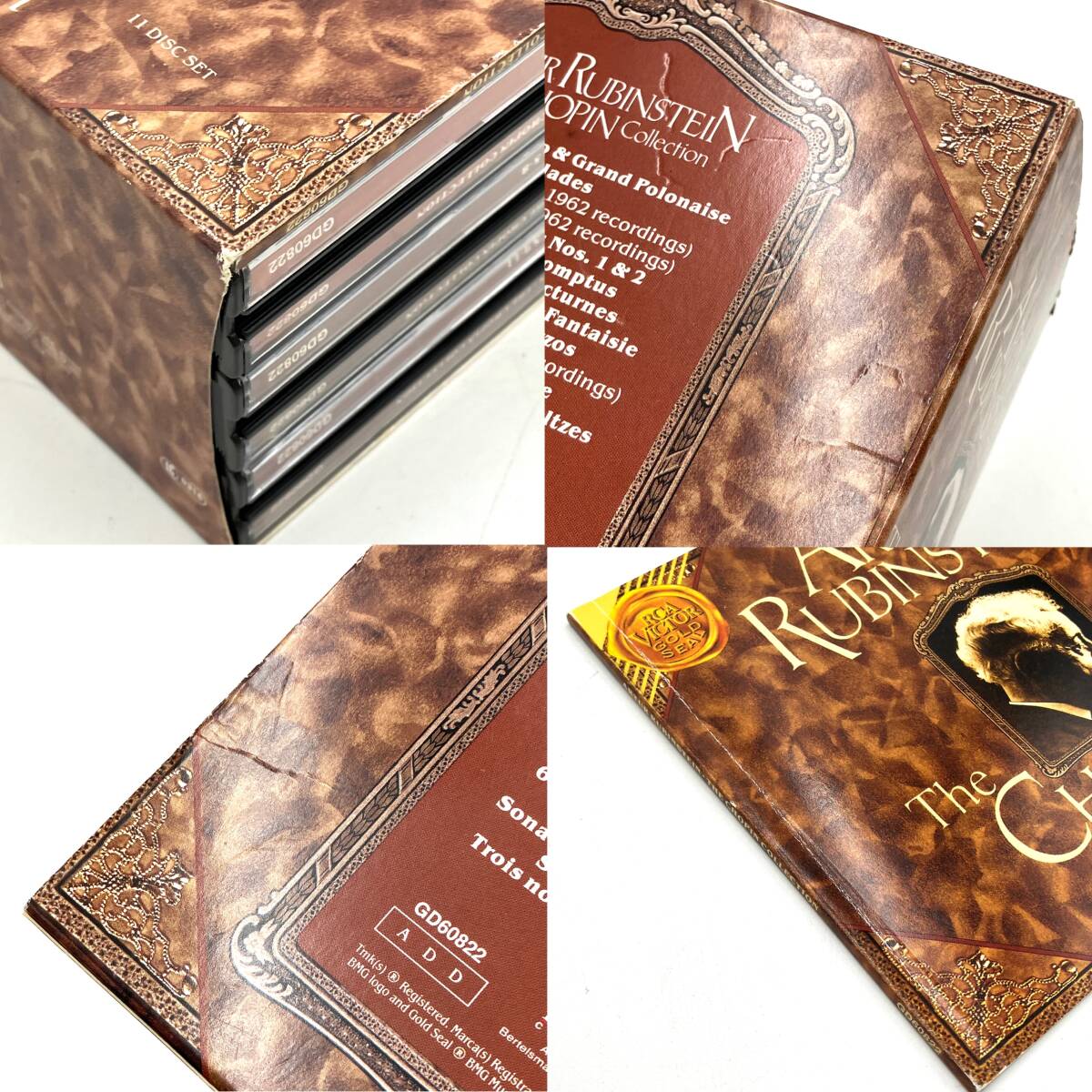 クラシック『ショパン・コレクション アルトゥール・ルービンシュタイン CD BOX 11枚組』現状品 D-4537_画像8