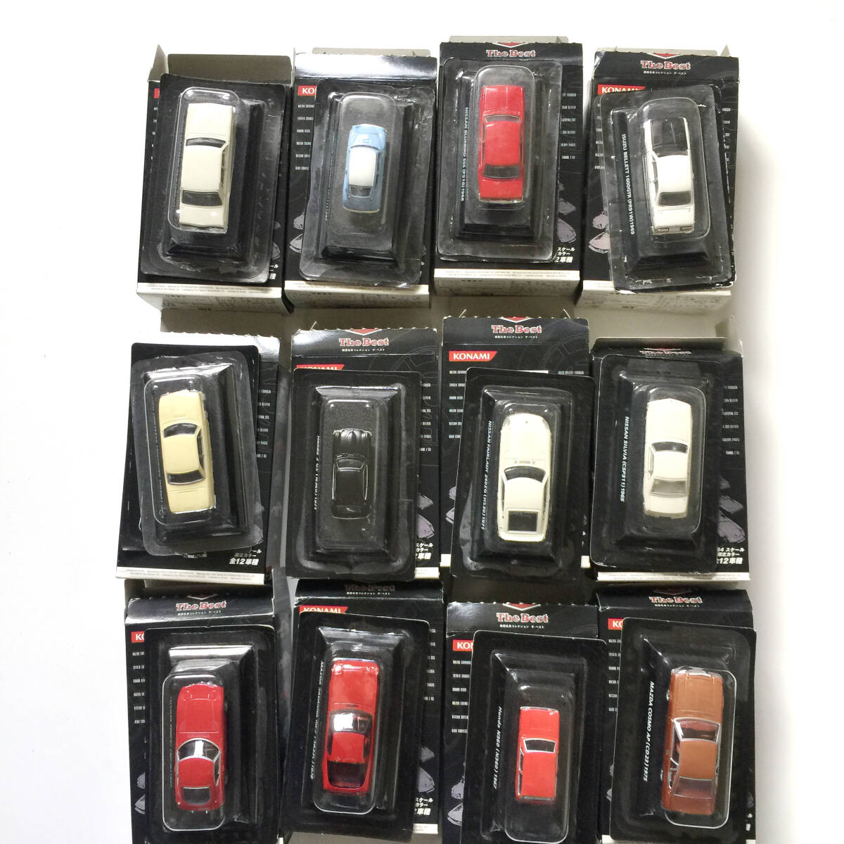 KONAMI out of print famous car collection The the best 12 piece set present condition 