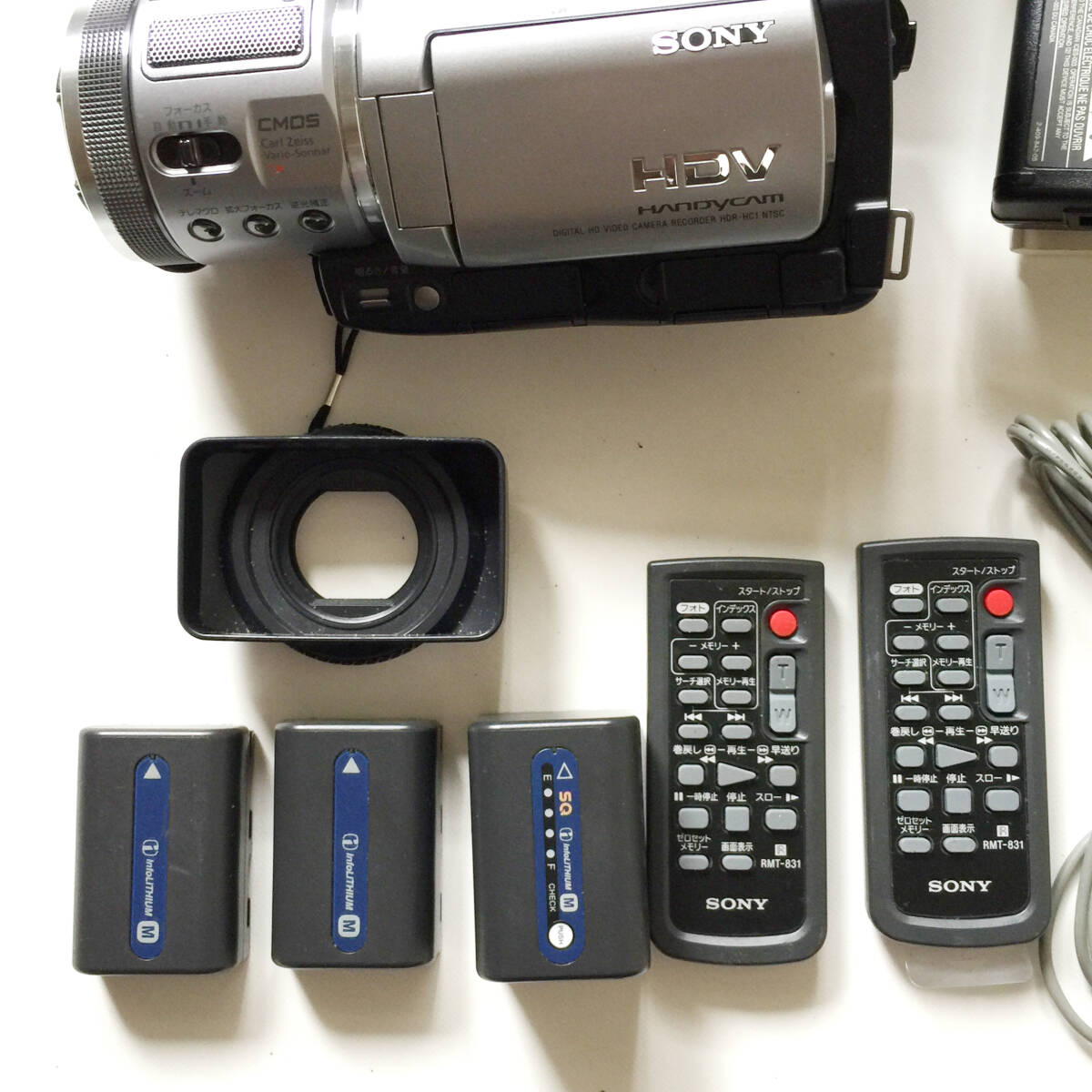 ソニー SONY デジタル HD ビデオカメラレコーダー HDR-HC1 セット ジャンクの画像7