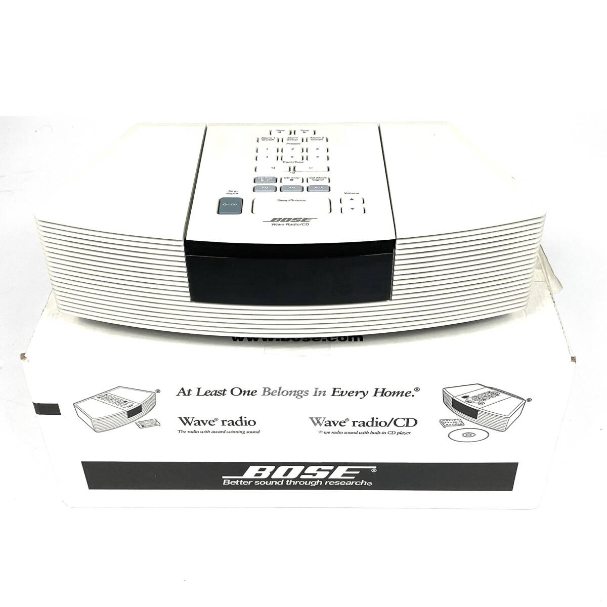 ★☆美品 BOSE　ボーズ　AWRC/0P　Wave Radio/CD　ウェーブラジオ/CD　ホワイト☆★_画像1