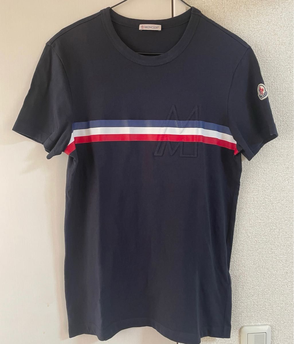 〜限定SALE中〜【極美品】MONCLER モンクレール レディース ロゴTシャツ 半袖 ネイビー