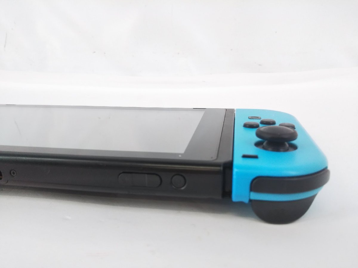 任天堂 Nintendo Switch 初期型 箱無し本体のみ Joy-Con(L) ネオンブルー/(R) ネオンレッド 充電器付属_画像6