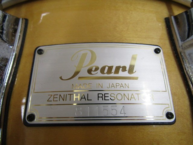 PEARL ZENITHAL RESONATOR 日本製 スネアドラム 中古品 ◆4606の画像7