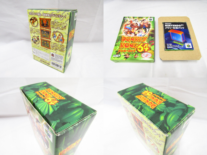 Nintendo DONKEY KONG 64 ニンテンドー ドンキーコング64 メモリー拡張パック付き Nintendo64 中古品 ◆030061_画像8