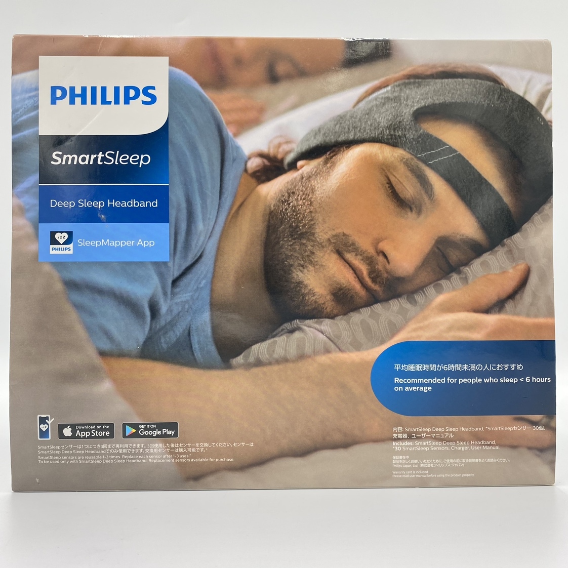 ko0323/05/53 1円～ 通電確認 SmartSleep欠品 Philips フィリップス Deep Sleep Headband ディープスリープヘッドバンド HH1610/02 Mサイズ_画像8
