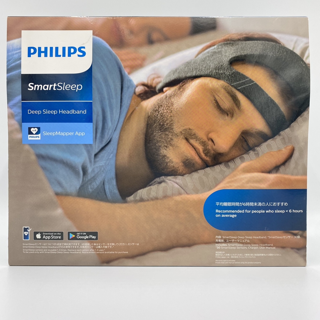 ko0323/05/53 1円～ 通電確認 SmartSleep欠品 Philips フィリップス Deep Sleep Headband ディープスリープヘッドバンド HH1610/02 Mサイズ_画像1