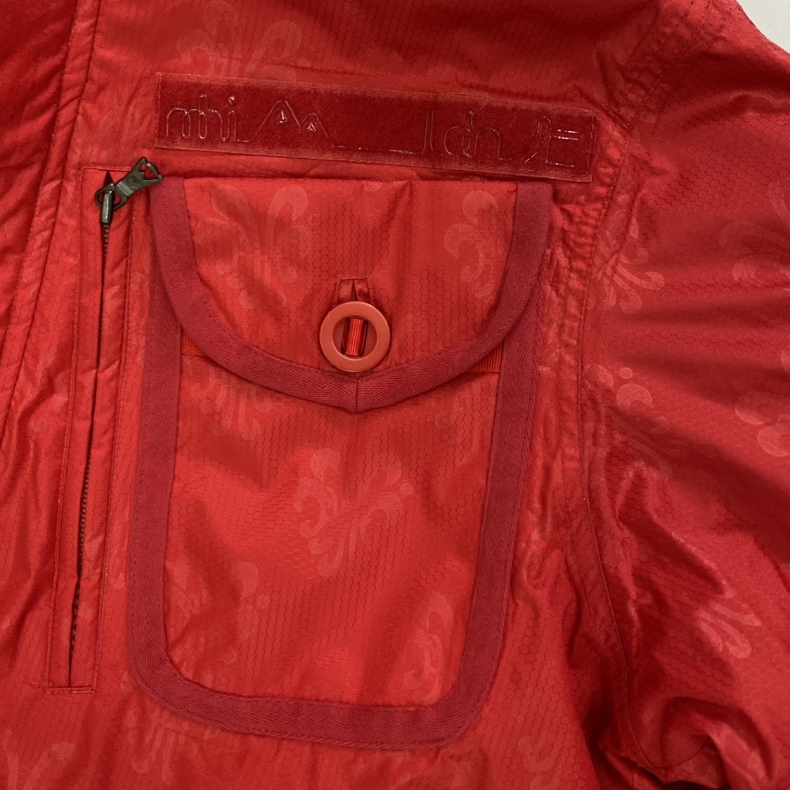 ko0312/05/68 1円～ 定価3.8万 S Maharishi マハリシ Mh95 Hooded Jacket with Fleece Liner 5101 Red フード ジャケット フリースライナー_画像8