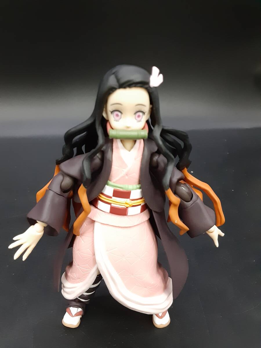 ta0316/03/28 中古品 欠品有 フィギュア figma 竈門禰豆子 DXエディション 鬼滅の刃 マックスファクトリー_画像5