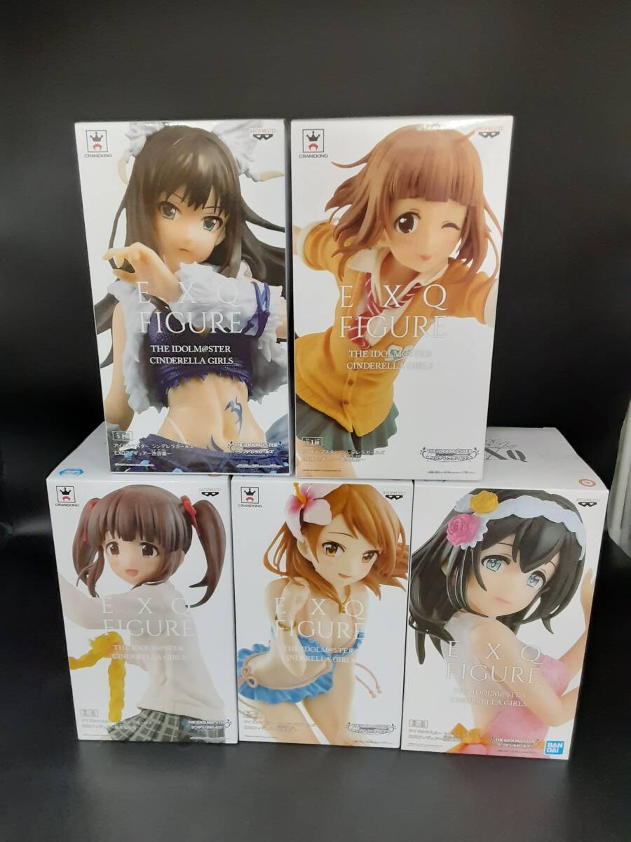 ta0322/06/27 未開封 アイドルマスターシンデレラガールズ EXQフィギュアまとめ 渋谷凛 喜多見柚 他_画像1