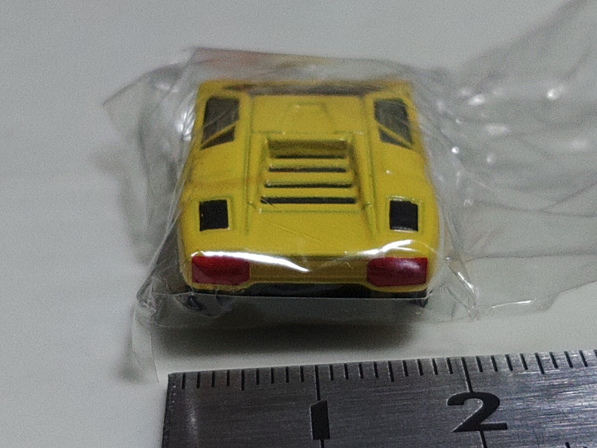 送料120円〜 京商 1:100 ランボルギーニミニカー　カウンタックLP400 イエロー　1/100 　サークルＫサンクス　6115426749_画像4