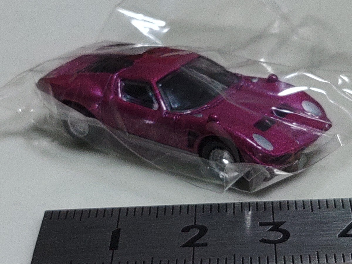 送料120円〜 京商 1:100 ランボルギーニミニカー イオタ パープル 1/100  サークルＫサンクス 261459463の画像7