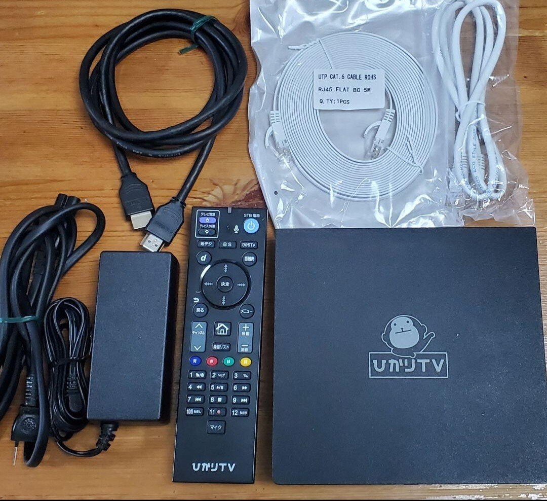 中古美品》ひかりTV4K対応トリプルチューナーST-3400(1ヶ月保証サービス付き)_画像1