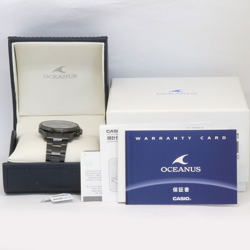 CASIO Casio OCEANUS Oceanus classic line OCW-T4000BA-1A3JF solar radio wave clock ( pawnshop wistaria thousand shop )
