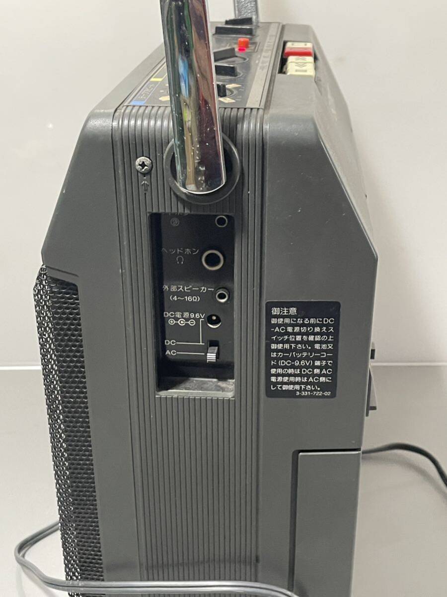 SONY ソニー ポータブルカセットレコーダー TCM-1390 拡声器 モノラルスピーカー カラオケ _画像5