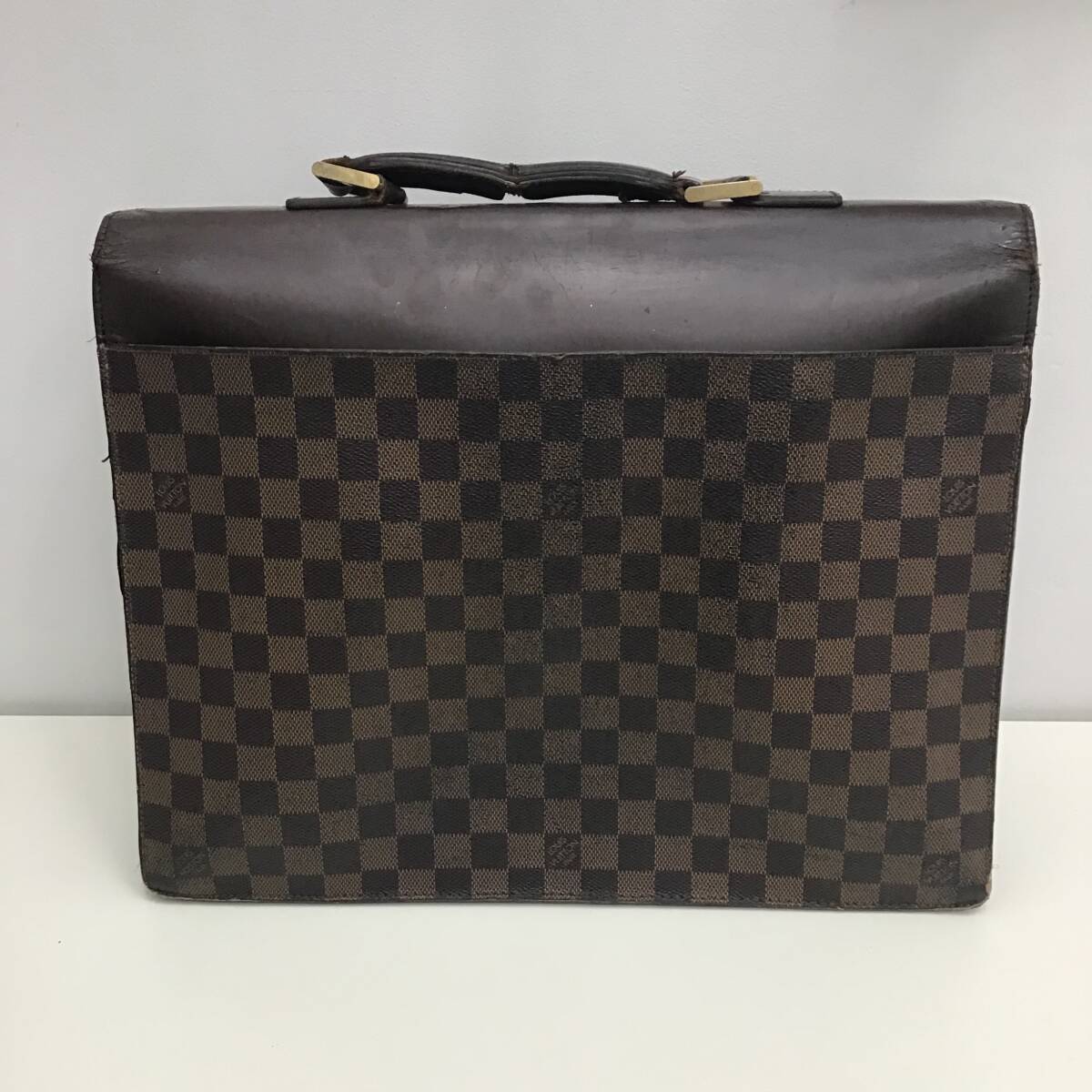 ルイ・ヴィトン ダミエ アルトナ PM ビジネスバッグ ブリーフケース N53315 LOUIS VUITTON ジャンク_画像4