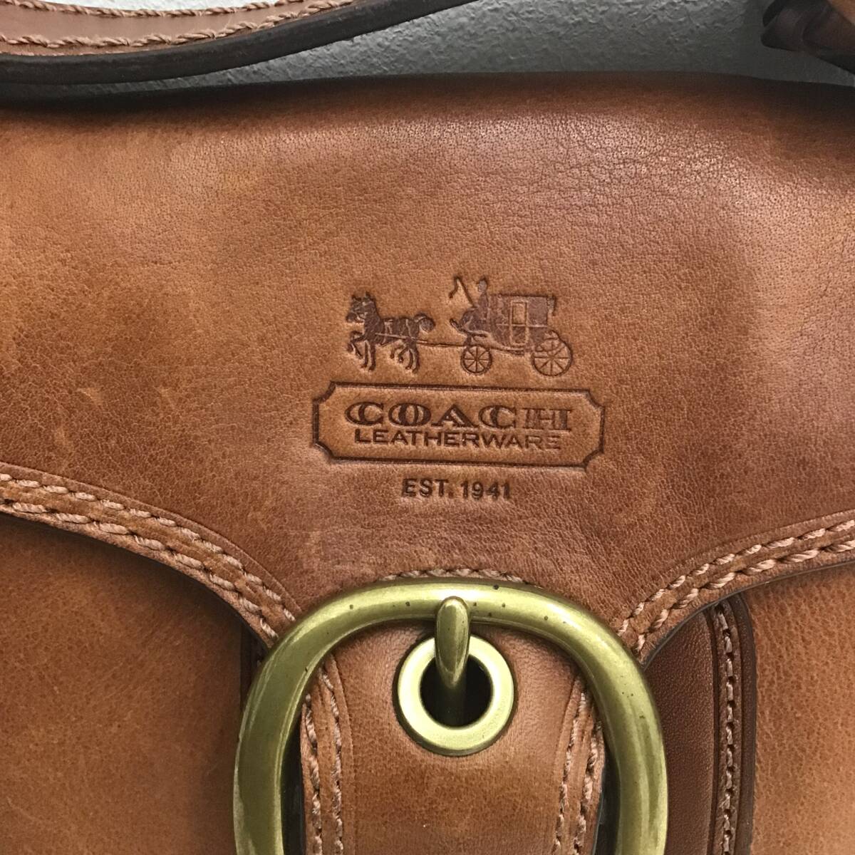 コーチ スモール フラップ ホーボー ショルダーバッグ 11427 COACH _画像5