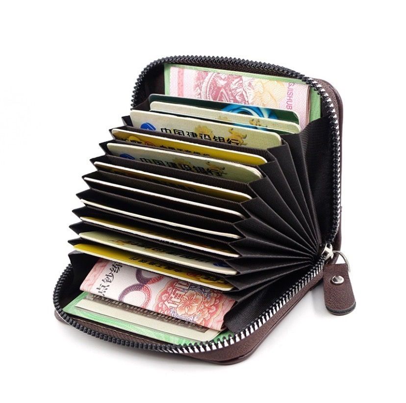 【まとめ割あり】カードケース 茶色 ブラウン 財布 スーツ カジュアル コイン