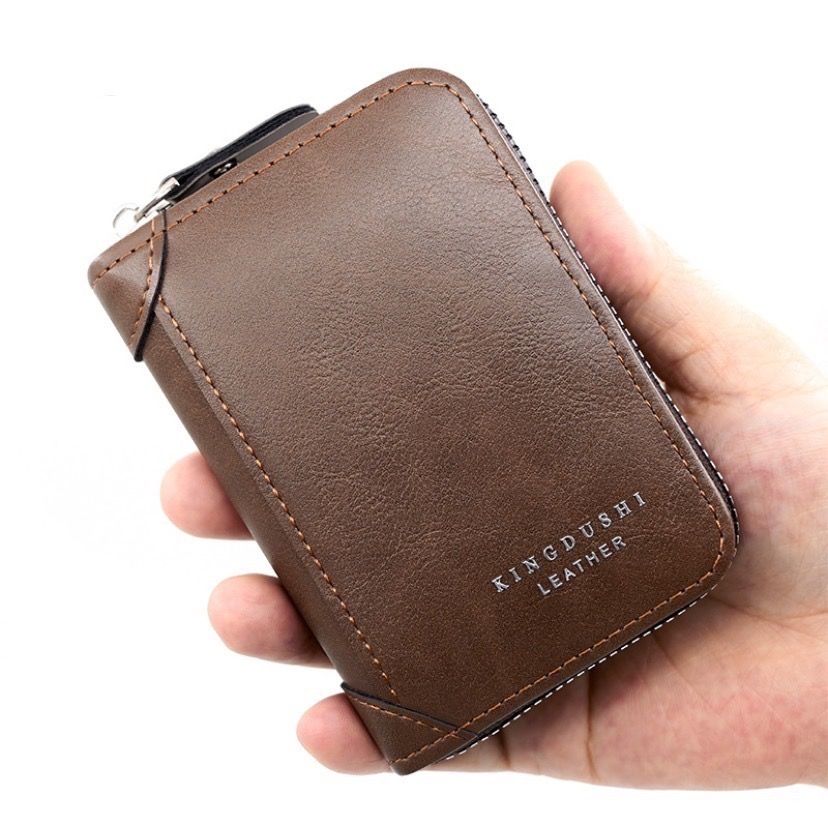 【まとめ割あり】カードケース 茶色 ブラウン 財布 スーツ カジュアル コイン