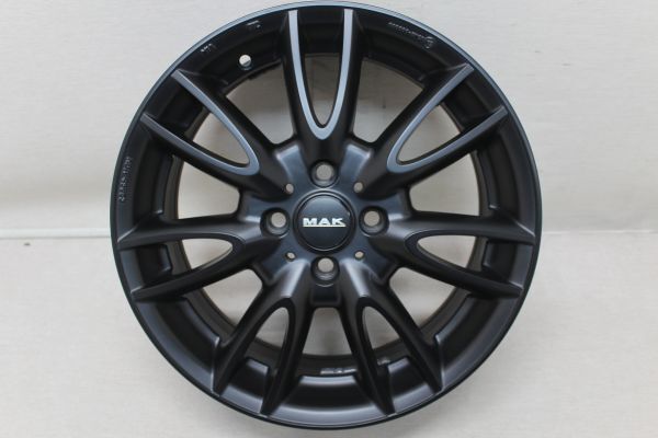 ミニクーパー MAK ジャッキー 16インチ 6.5J +48 PCD 100 4穴 1台分 阿部商会 MINI ミニ R50 R53 R55 R56 R57 R58 中古ホイール_画像3