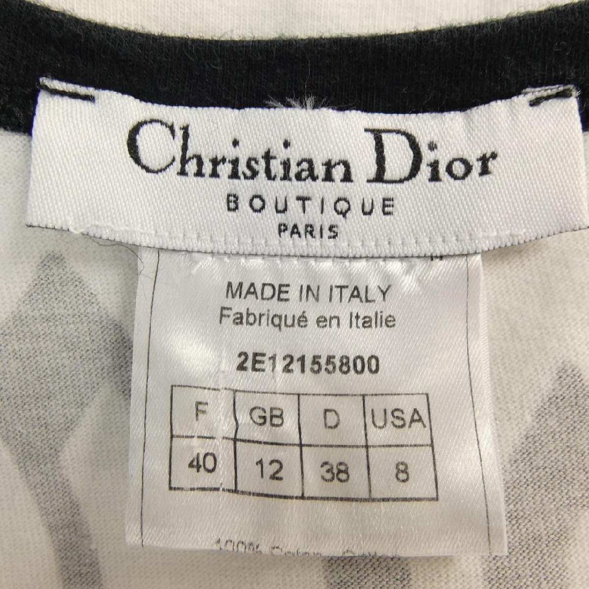 【ヴィンテージ】クリスチャンディオール CHRISTIAN DIOR タンクトップ_画像4