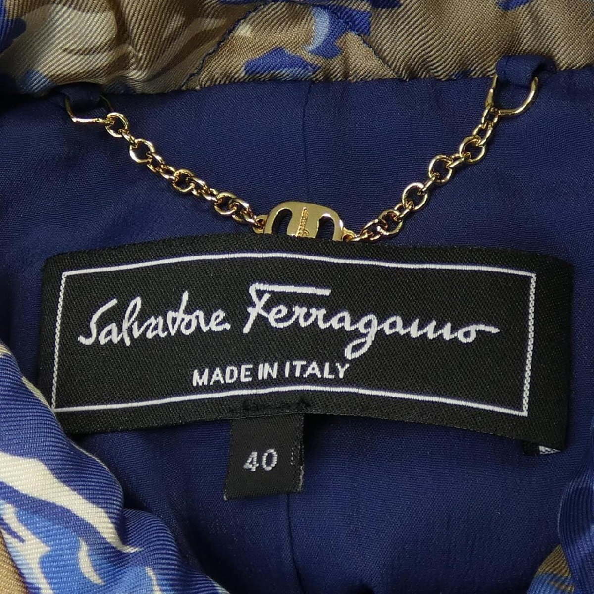 サルヴァトーレフェラガモ SALVATORE FERRAGAMOジャケット_画像4