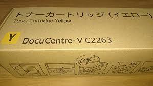 富士ゼロックス CT202487 トナーカートリッジ イエロー【国内純正品】FUJI XEROX カラー複合機 DocuCentreⅤ C2263_画像1