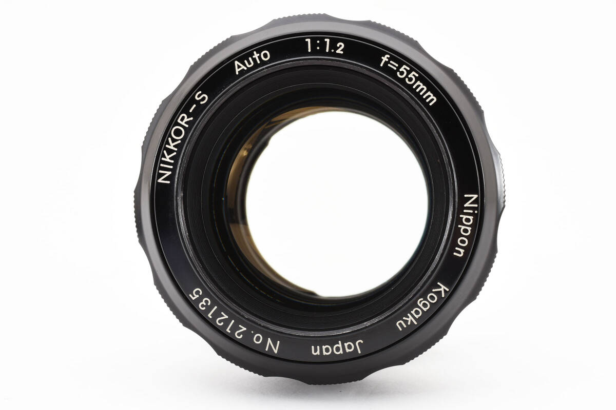 【極美品】 ニコン Nikon Nippon Kogaku NIKKOR-S Auto 55mm F1.2 単焦点 綺麗な外観！_画像3