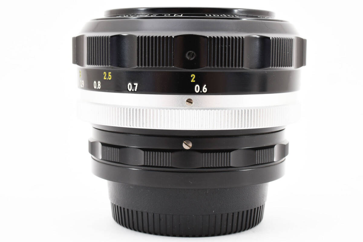 【極美品】 ニコン Nikon Nippon Kogaku NIKKOR-S Auto 55mm F1.2 単焦点 綺麗な外観！_画像10