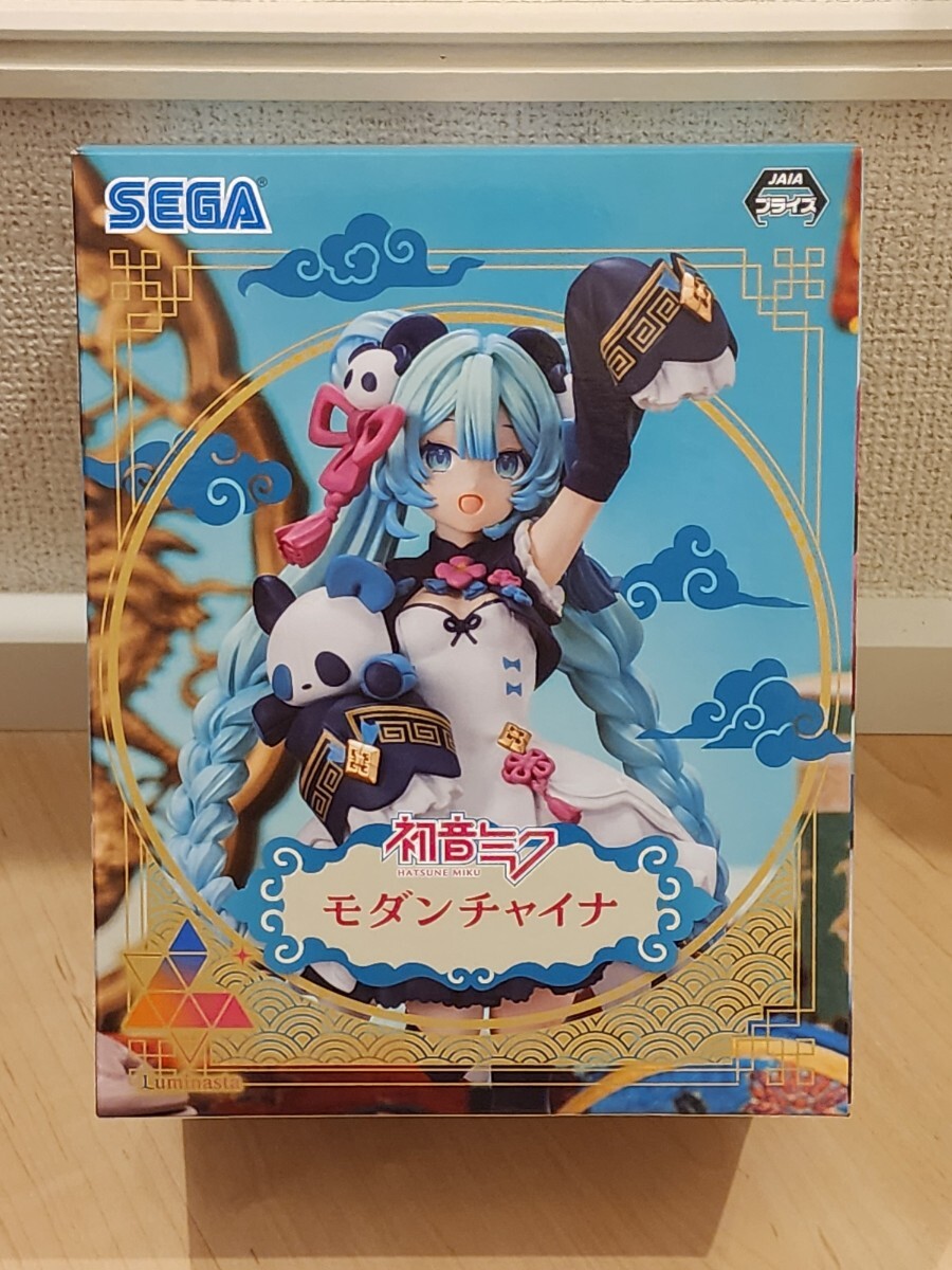 初音ミク モダンチャイナ Luminasta ルミナスタ 初音ミクシリーズ プライズ フィギュア 新品 未開封 箱付 SEGA 1円スタート A_画像1