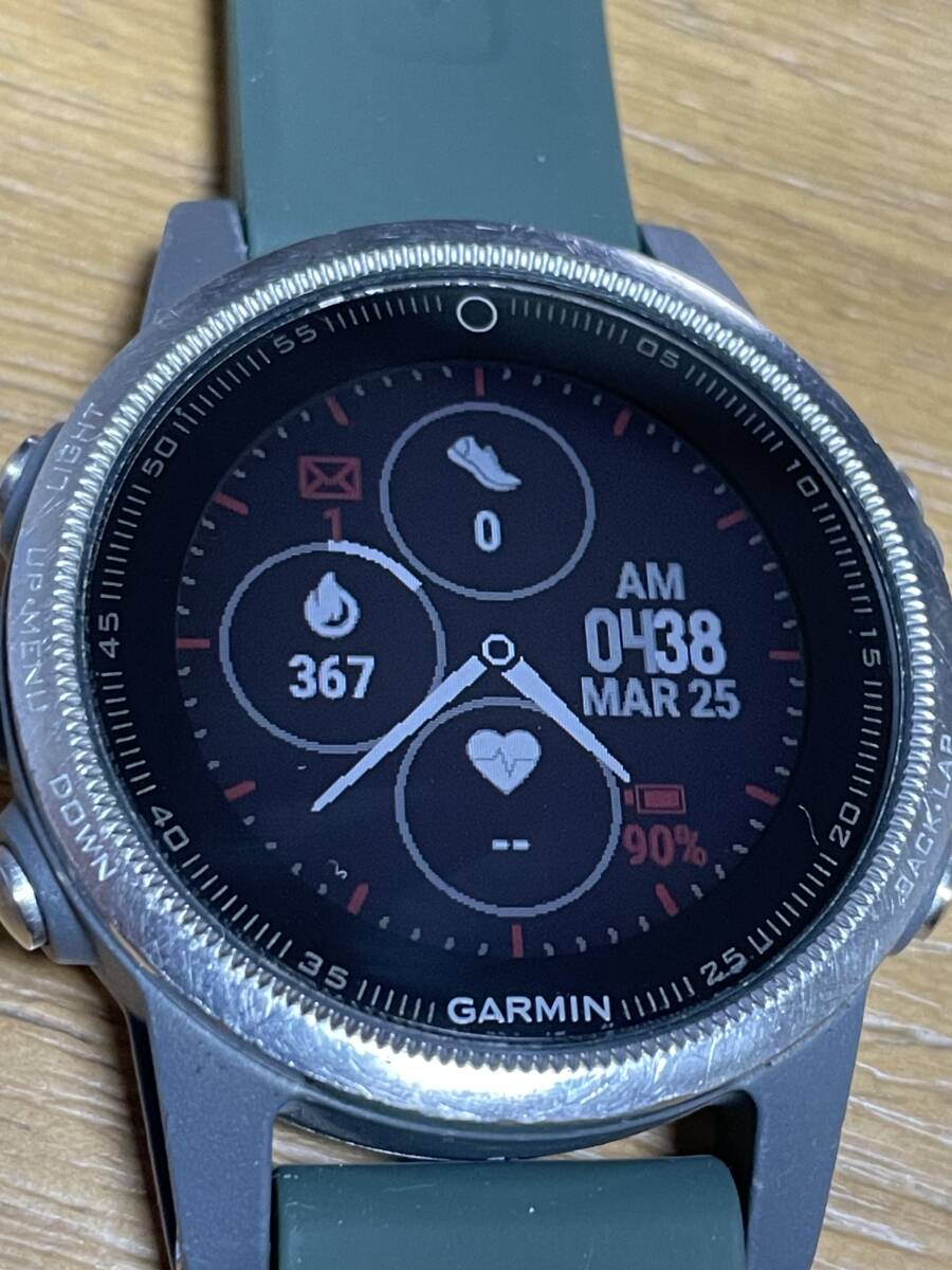 GARMIN FENIX5S Smart часы экран хороший оправа потерто есть 